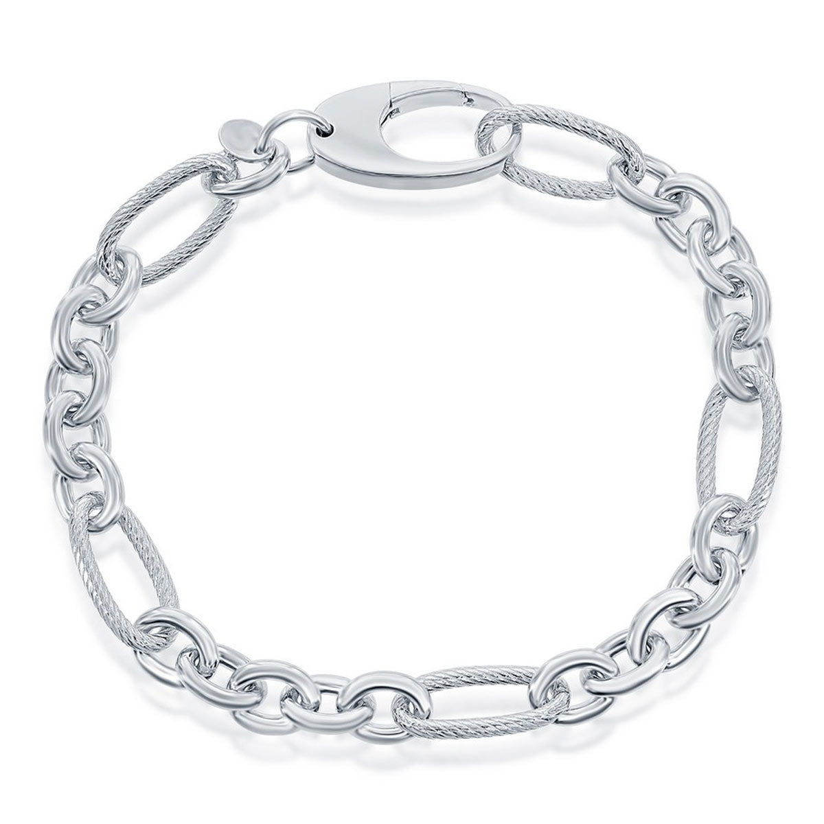 Classic Women's Bracelet - Sterling Silver Open Linked| S-4468