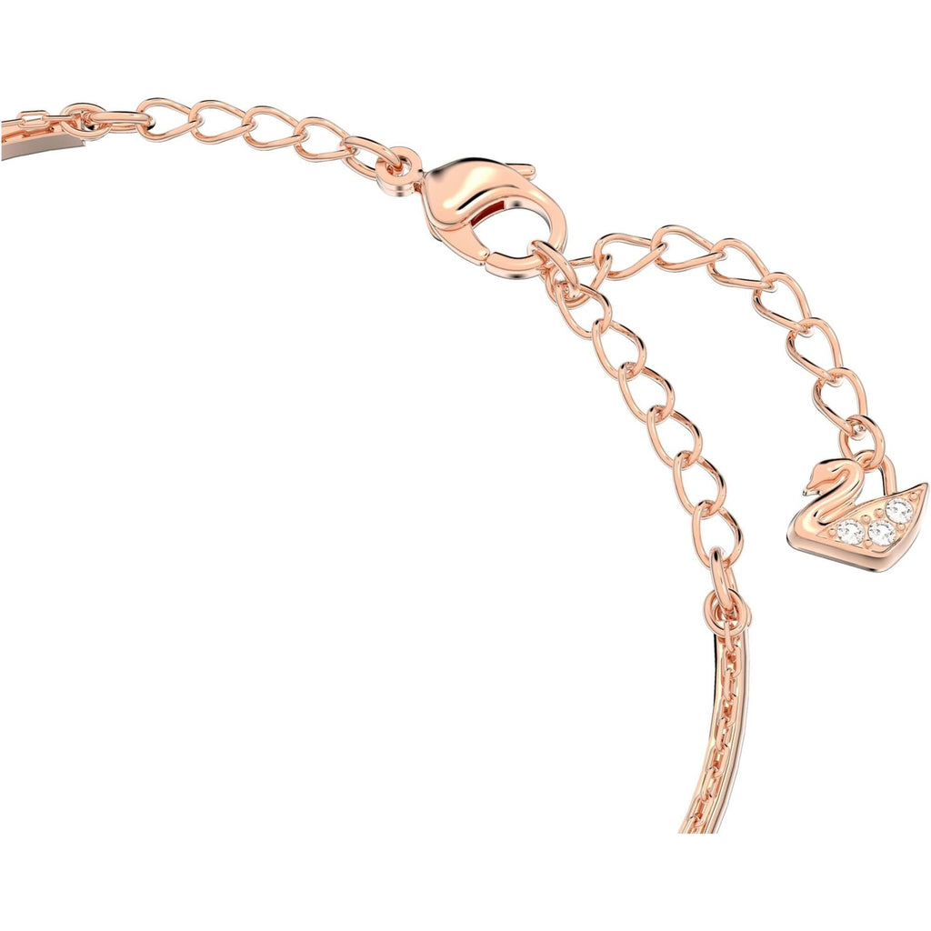Swarovski Women's Bangle Bracelet - Sublima Crystal Pave Disc Rose Gold | 5274892