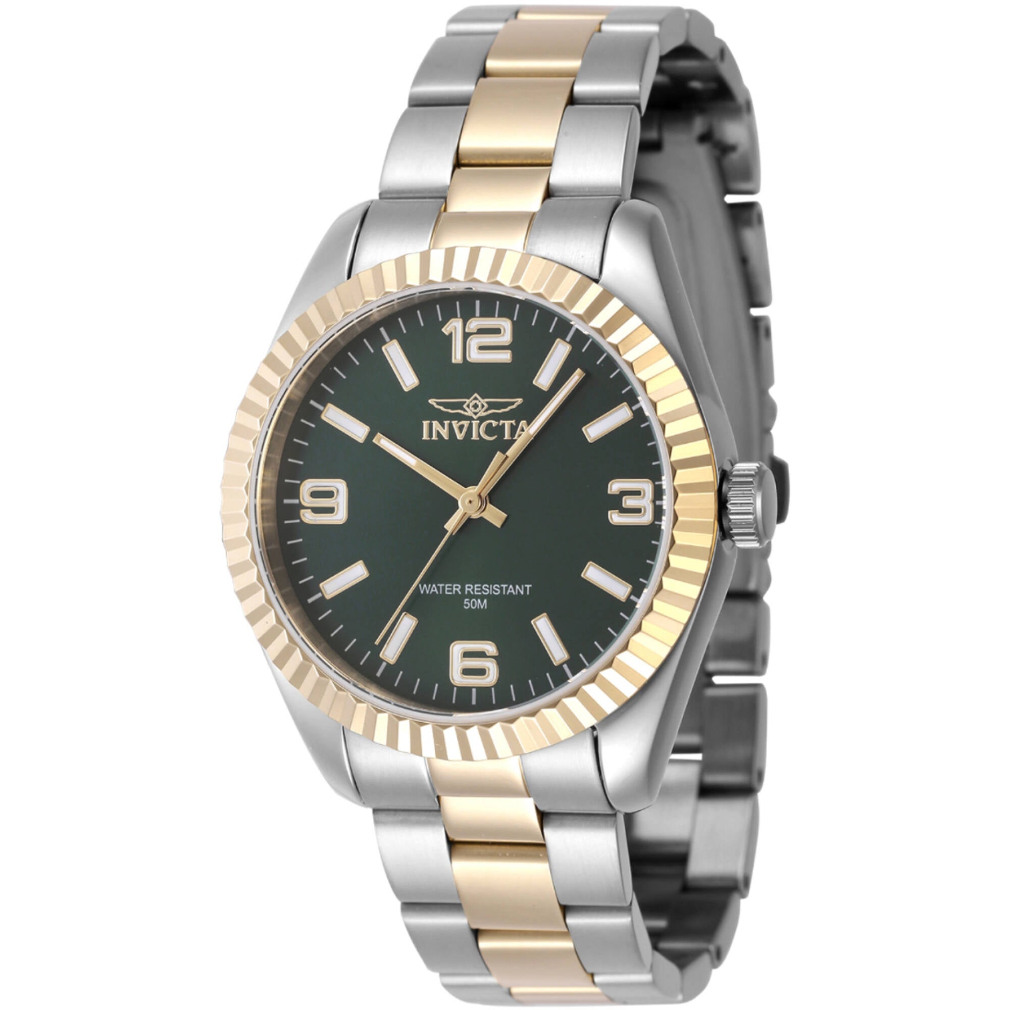 Invicta Women's Quartz Watch - Specialty Green Dial Two Tone Bracelet | 47470