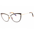 Tom Ford Women's Eyeglasses - Matte Light Brown Metal Cat Eye Frame | FT5877-B 046