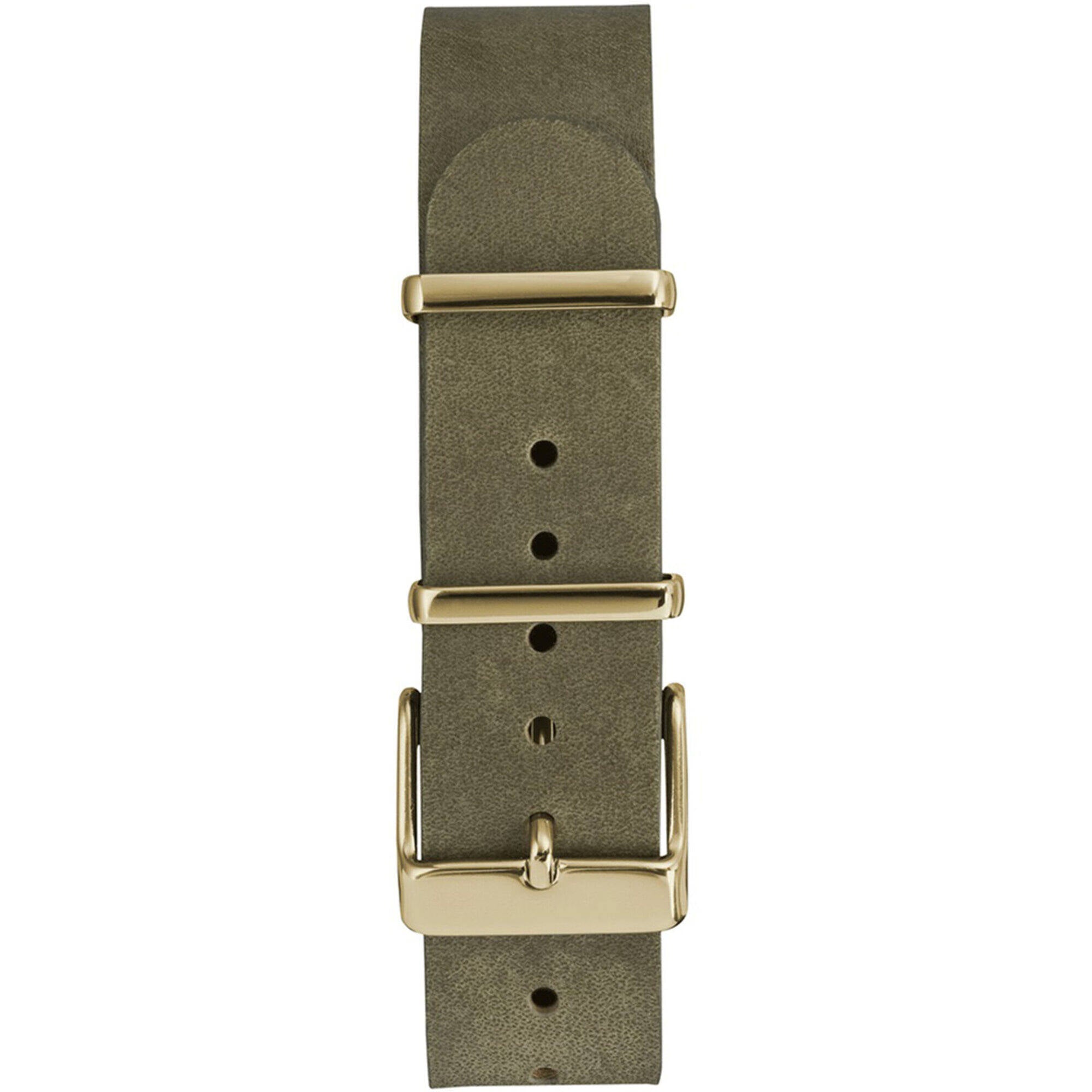 Timex Women's Watch - Fairfield Quartz Cream Dial Green Leather Strap | TW2P98500