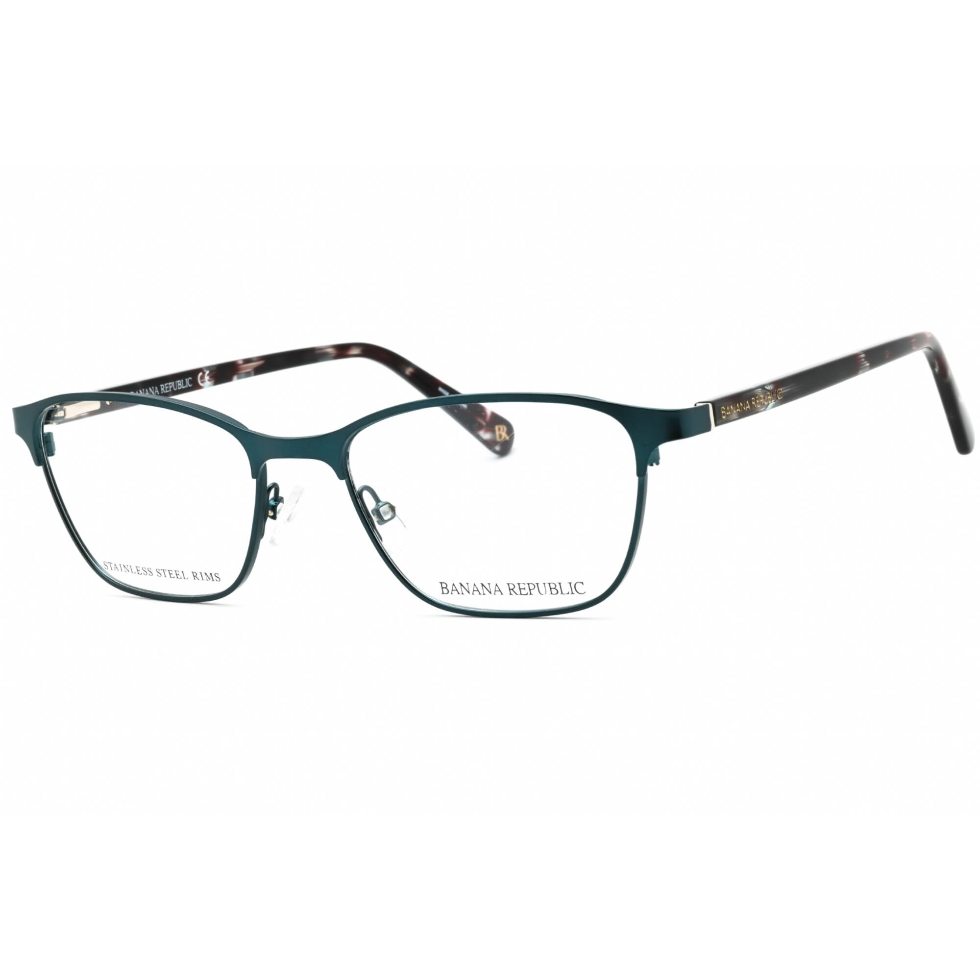 Banana Republic Women's Eyeglasses - 51mm Teal Metal Full Rim Frame | CAMILA 0ZI9 00
