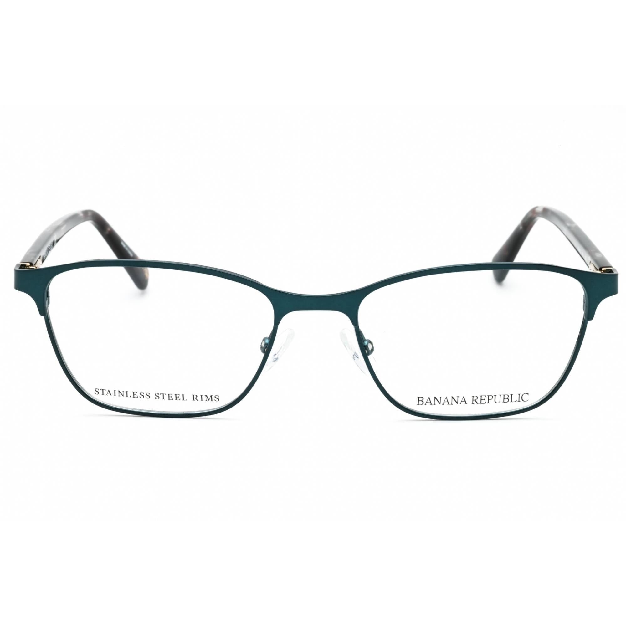 Banana Republic Women's Eyeglasses - 51mm Teal Metal Full Rim Frame | CAMILA 0ZI9 00