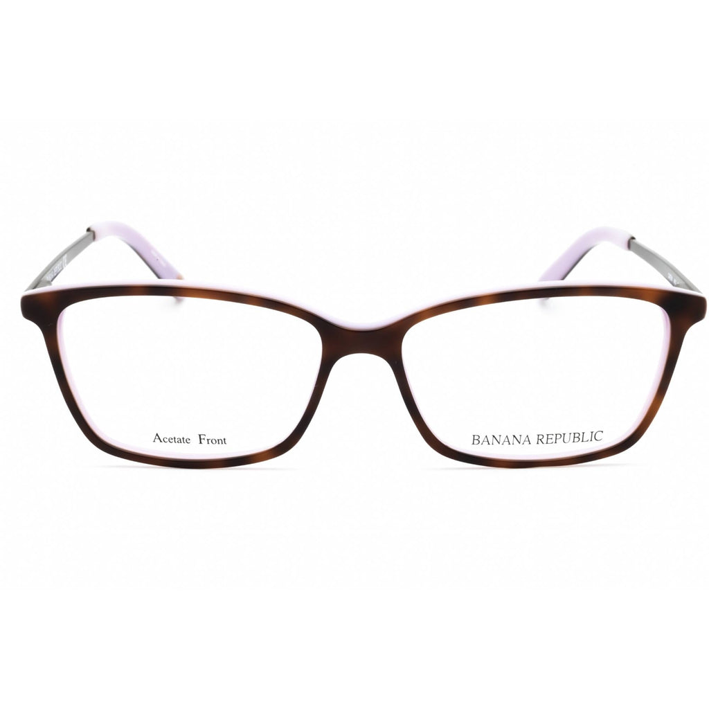 Banana Republic Women's Eyeglasses - 51mm Havana Violet Rectangular | CATE/N 0AY0 00