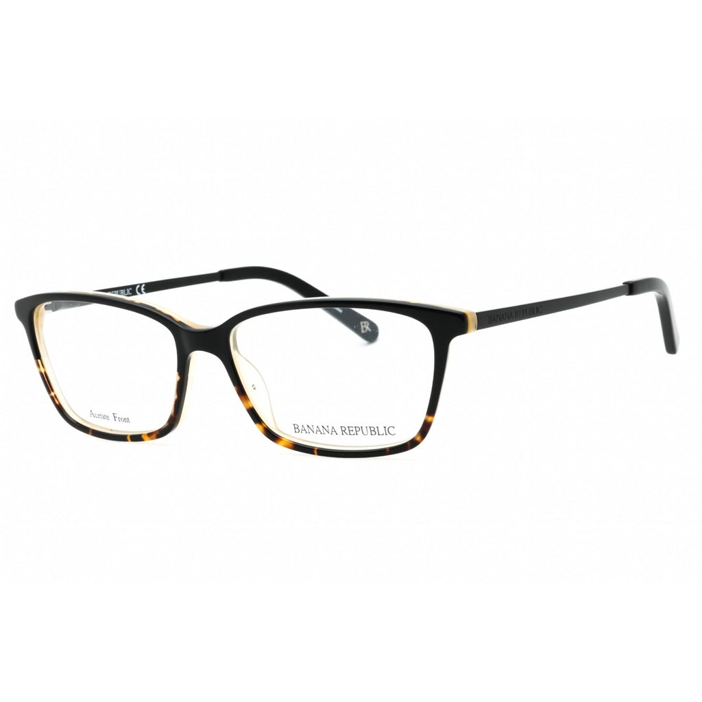 Banana Republic Women's Eyeglasses - 51mm Black Havana Rectangular | CATE/N 0WR7 00