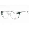 Bebe Women's Eyeglasses - Grey Animal Acetate Full Rim Cat Eye Frame | BB5208 050