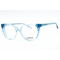 Bebe Women's Eyeglasses - Blue Animal Acetate Full Rim Cat Eye Frame | BB5208 422