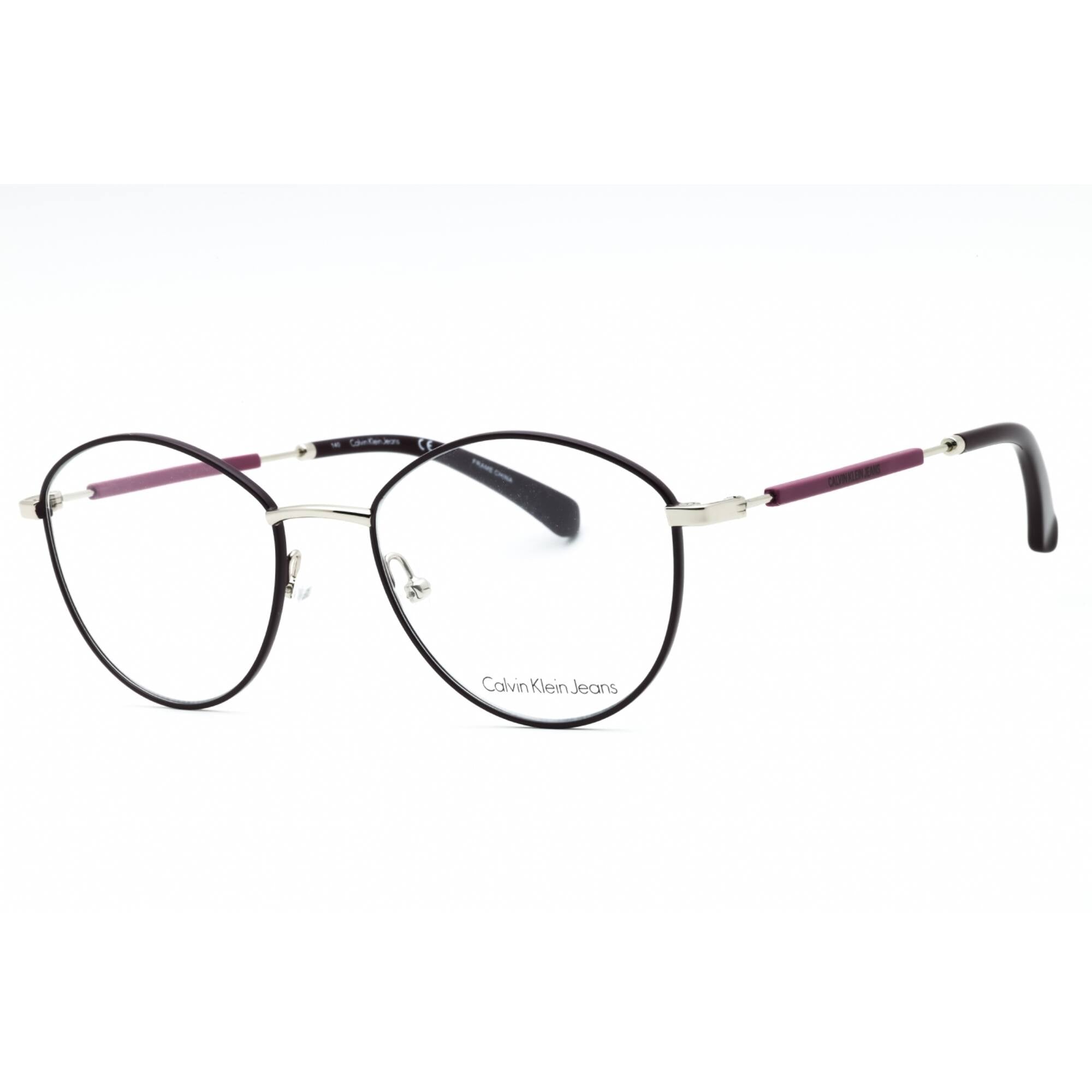 Calvin Klein Jeans Women's Eyeglasses - Plum Full Rim Cat Eye Frame | CKJ19107 502