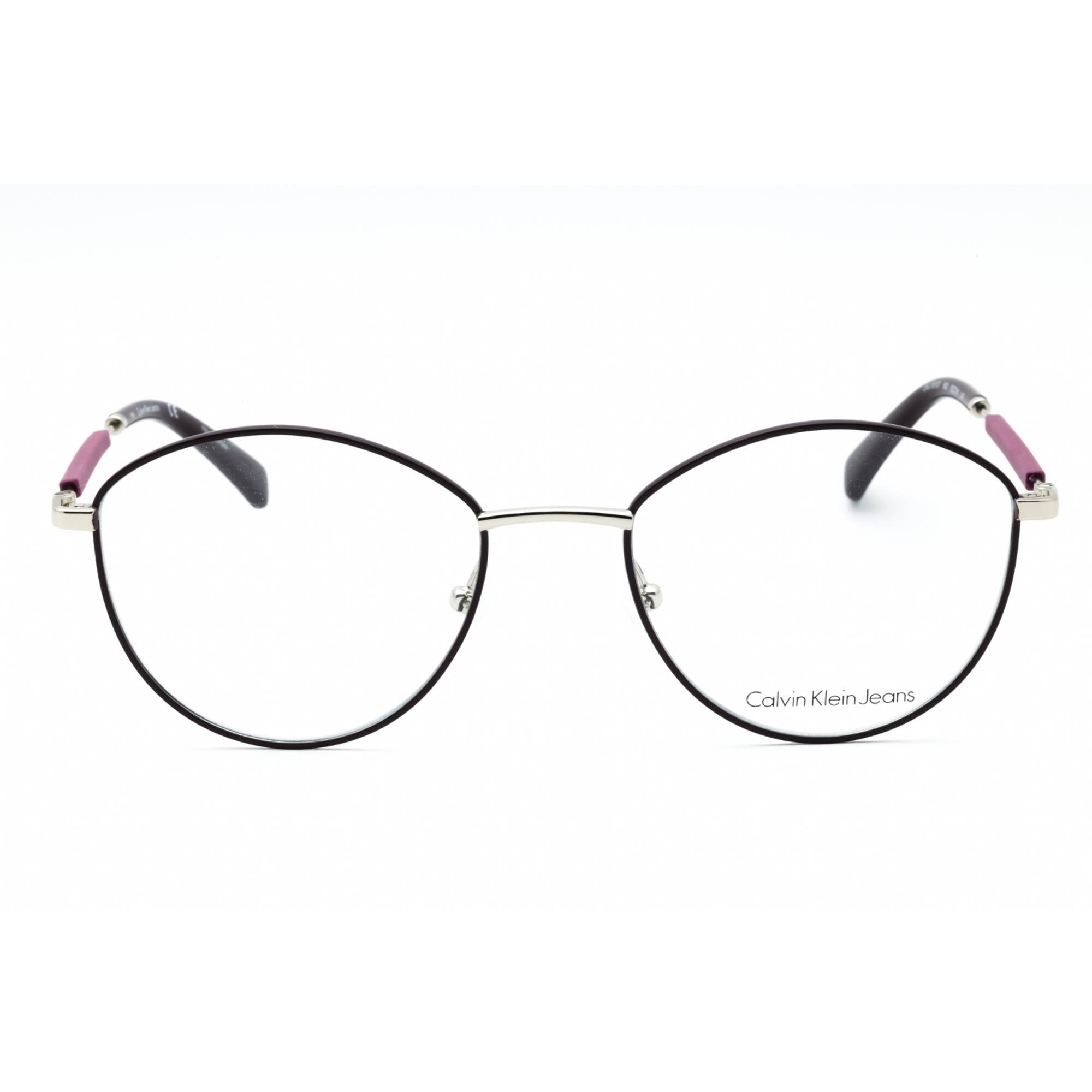 Calvin Klein Jeans Women's Eyeglasses - Plum Full Rim Cat Eye Frame | CKJ19107 502