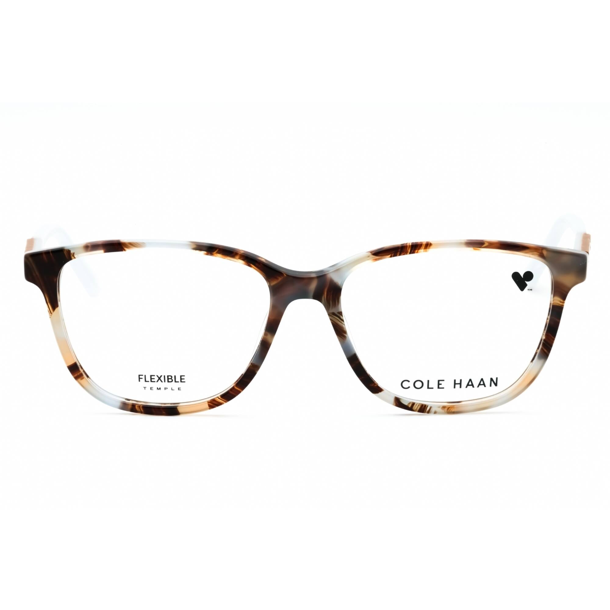Cole Haan Women's Eyeglasses - Brown Tortoise Full Rim Cat Eye Frame | CH5043 210