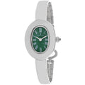 Christian Van Sant Women's Watch - Anora Quartz Green Dial Silver Bracelet | CV4332