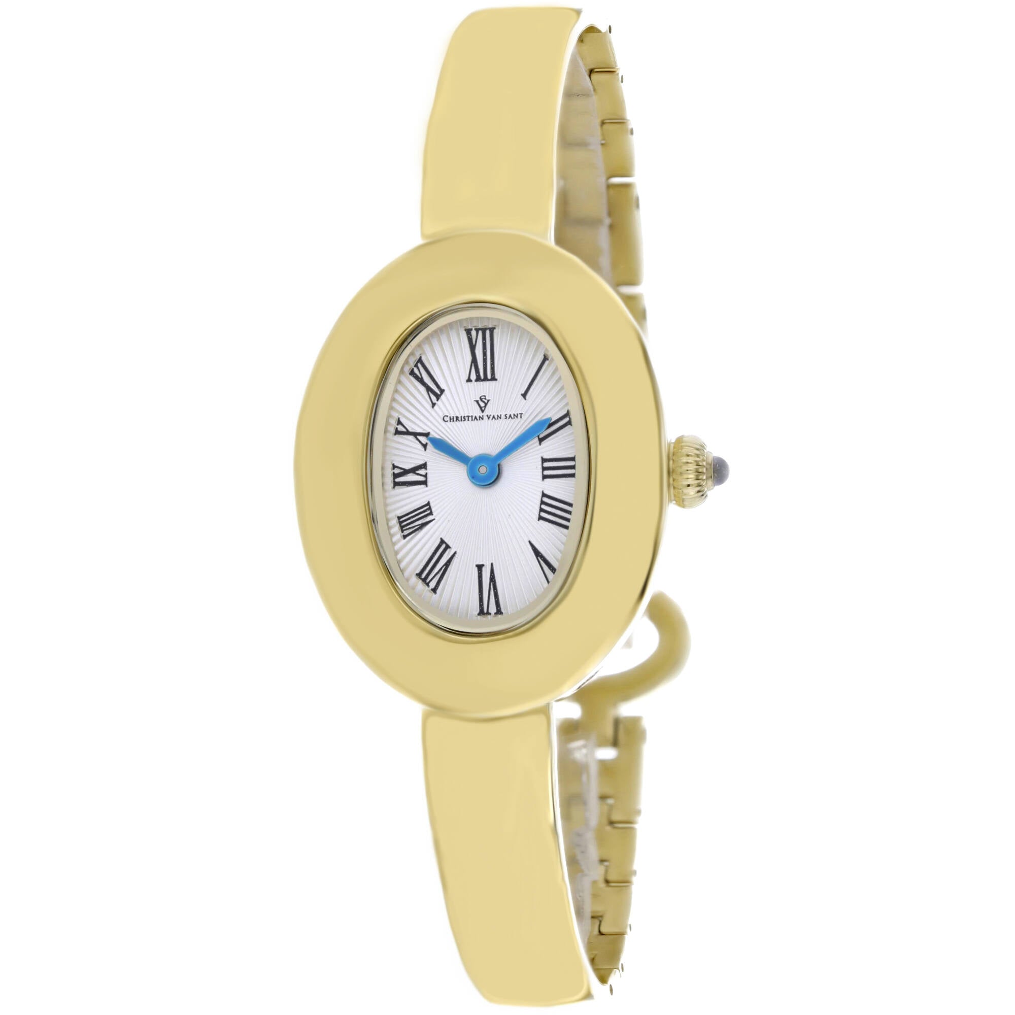 Christian Van Sant Women's Watch - Anora Silver Dial Yellow Gold Bracelet | CV4334
