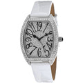 Christian Van Sant Women's Watch - Elegant Quartz White Dial Leather Strap | CV4821W