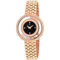 Christian Van Sant Women's Watch - Gracieuse Black Dial Rose Gold Bracelet | CV4833