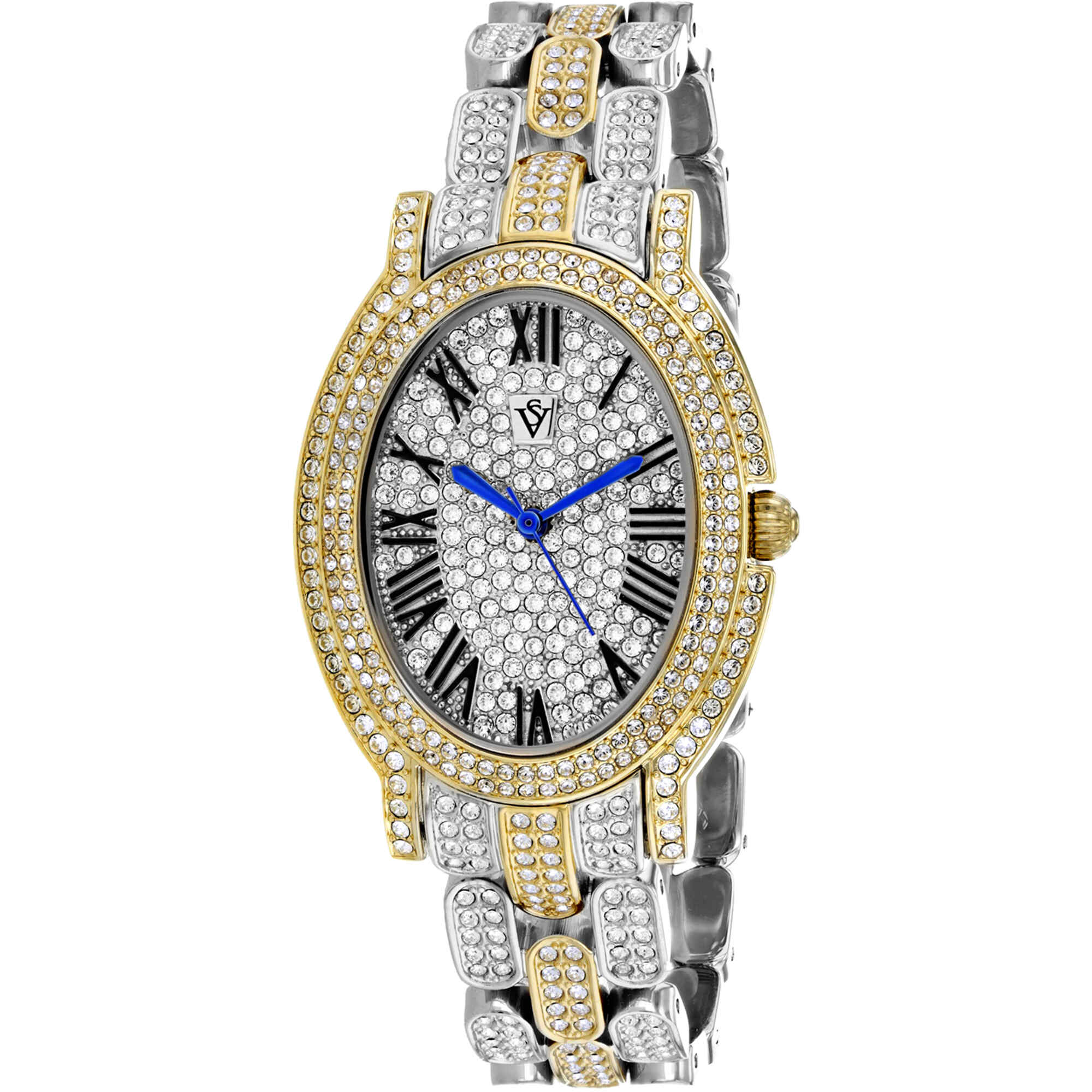 Christian Van Sant Women's Watch - Amore Silver Dial Two Tone Steel Bracelet | CV7233