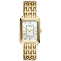 Fossil Women's Watch - Raquel Quartz White Mop Dial Yellow Gold Bracelet | ES5304