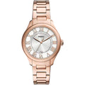 Fossil Women's Watch - Gilmore Quartz Silver Dial Rose Gold Steel Bracelet | ES5394
