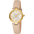Just Cavalli Women's Watch - Modena Silver Dial Beige Leather Strap | JC1L280L0025