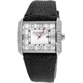 Locman Women's Watch - Classic Silver Dial Black Leather Strap | 232MOPWHDC/BK STG