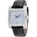 Locman Women's Watch - Classic Aluminum Case Grey Dial Black Leather Strap | 431AGD/BK