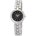 Mathey Tissot Women's Watch - Farah Black Dial Stainless Steel Bracelet | D956AN