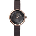 Obaku Women's Watch - Classic Black Plated Stainless Steel Bracelet | V146LXVNMN