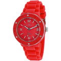 Oceanaut Women's Watch - Acqua Quartz Red Dial Rubber Strap | OC0225