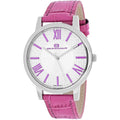 Oceanaut Women's Watch - Moon Silver Tone Case White Dial Leather Strap | OC7210