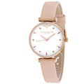 Olivia Burton Women's Watch - Embellished Quartz White Dial Leather Strap | OB16AM95