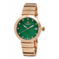 Oniss Women's Watch - Prima Green Dial Plated Steel Bracelet | ON5559-30_RGGN