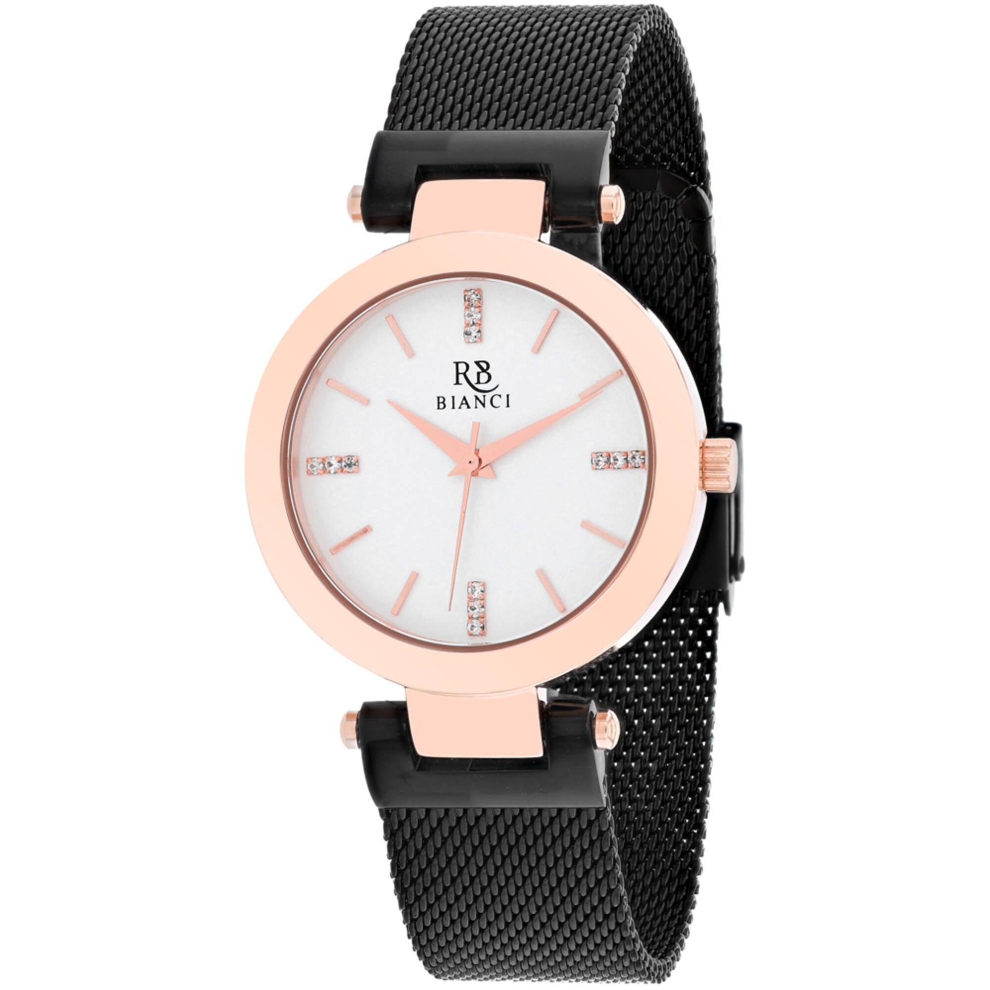 Roberto Bianci Women's Watch - Cristallo Silver Dial Plated Steel Bracelet | RB0404