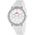 Seapro Women's Watch - Swell Quartz Silver Tone Case White Rubber Strap | SP4410