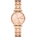 Skagen Women's Watch - Signatur Lille Rose Gold Dial Plated Steel Bracelet | SKW3125