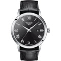 Tissot Men's Watch - Classic Quartz Black Dial Leather Strap | T1294101605300