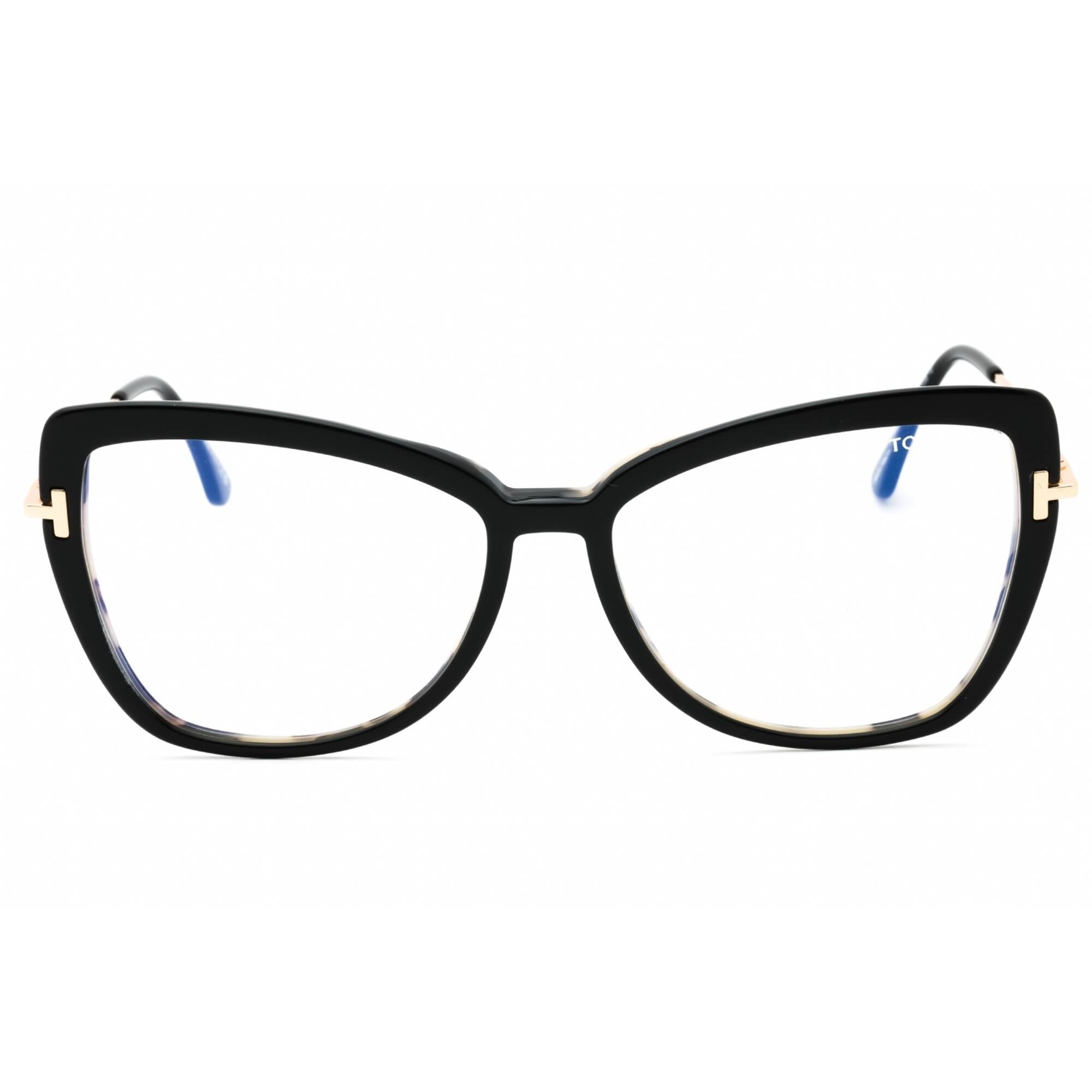 Tom Ford Women's Eyeglasses - Black/Other Cat Eye Acetate Frame | FT5882-B 005
