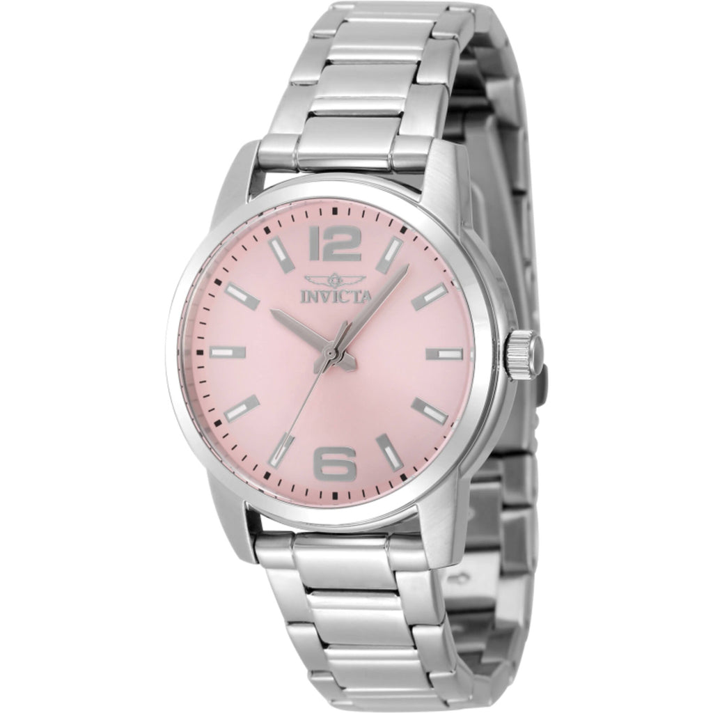 Invicta Women's Watch - Celestial Pink Dial Silver Stainless Steel Bracelet | 48501