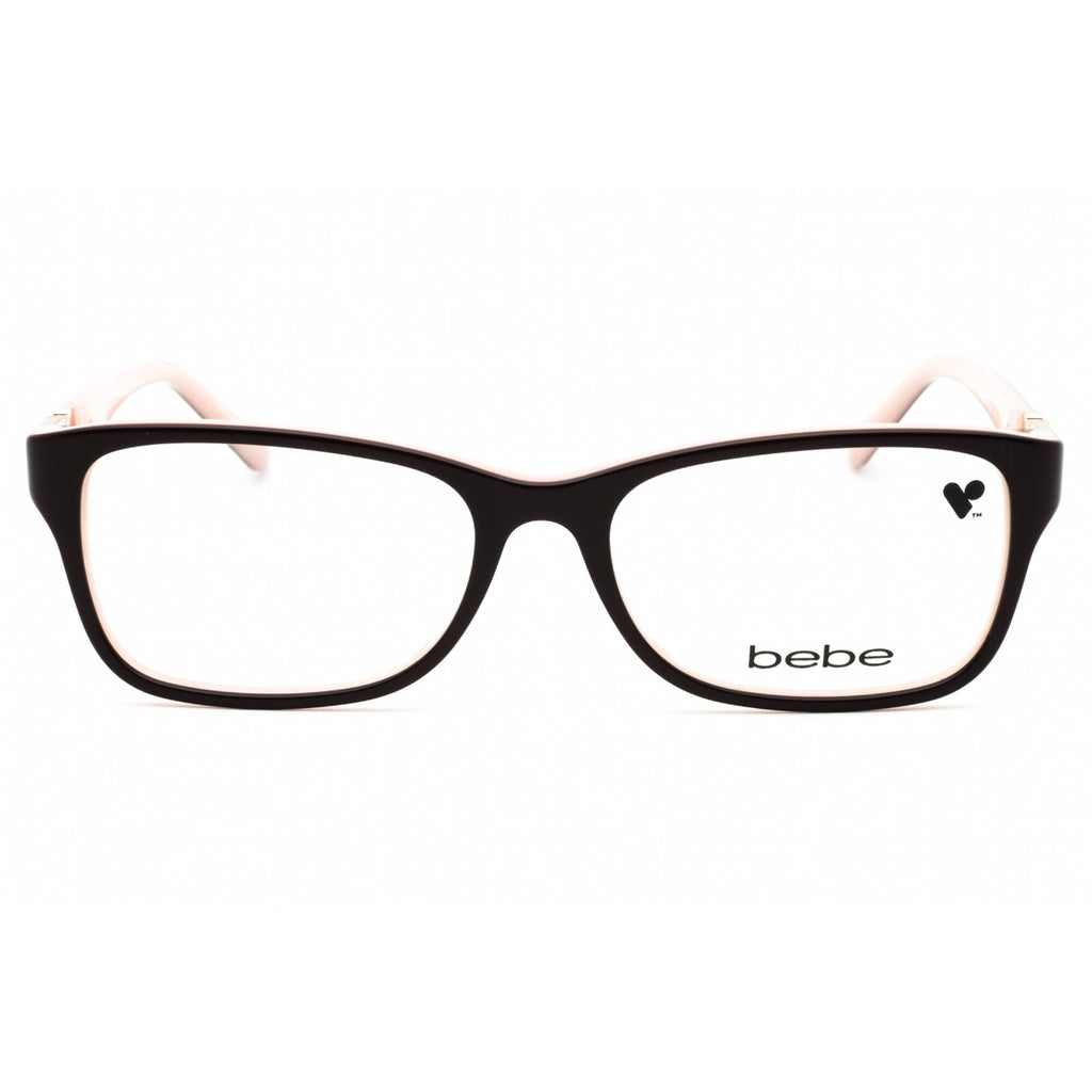 Bebe Women's Eyeglasses - Ruby Acetate Rectangular Shape Full Rim Frame | BB5133 612