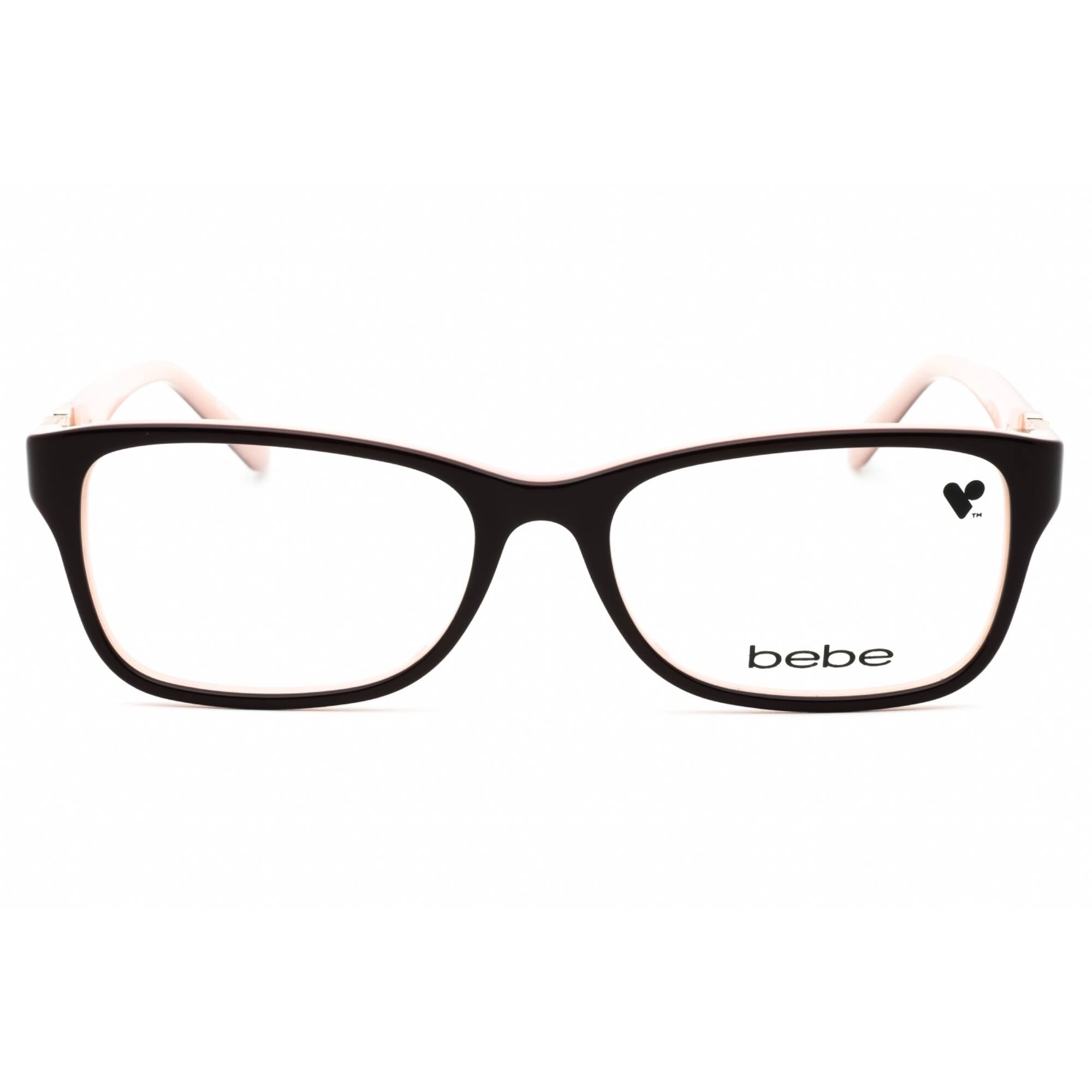 Bebe Women's Eyeglasses - Ruby Acetate Rectangular Shape Full Rim Frame | BB5133 612