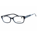 Bebe Women's Eyeglasses - Clear Demo Lens Navy Plastic Cat Eye Full Rim | BB5183 410