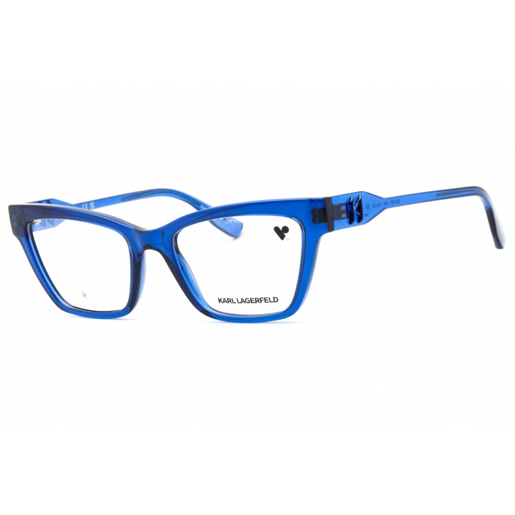 Karl Lagerfeld Women's Eyeglasses - Blue Injected Propionate Full Rim | KL6135 400