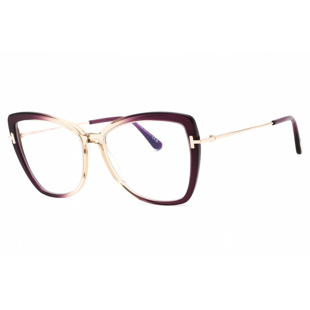 Tom Ford Women's Eyeglasses - Violet/Other Acetate Cat Eye Full Rim | FT5882-B 083