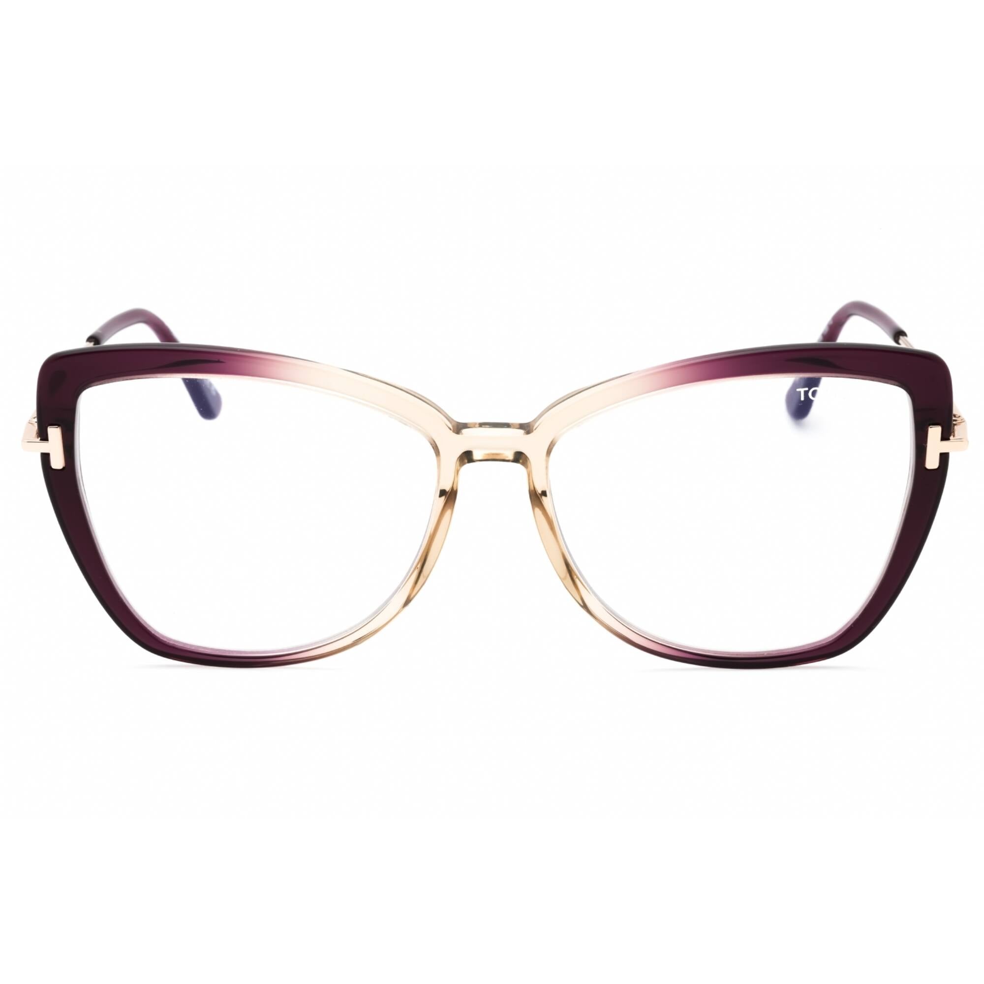Tom Ford Women's Eyeglasses - Violet/Other Acetate Cat Eye Full Rim | FT5882-B 083