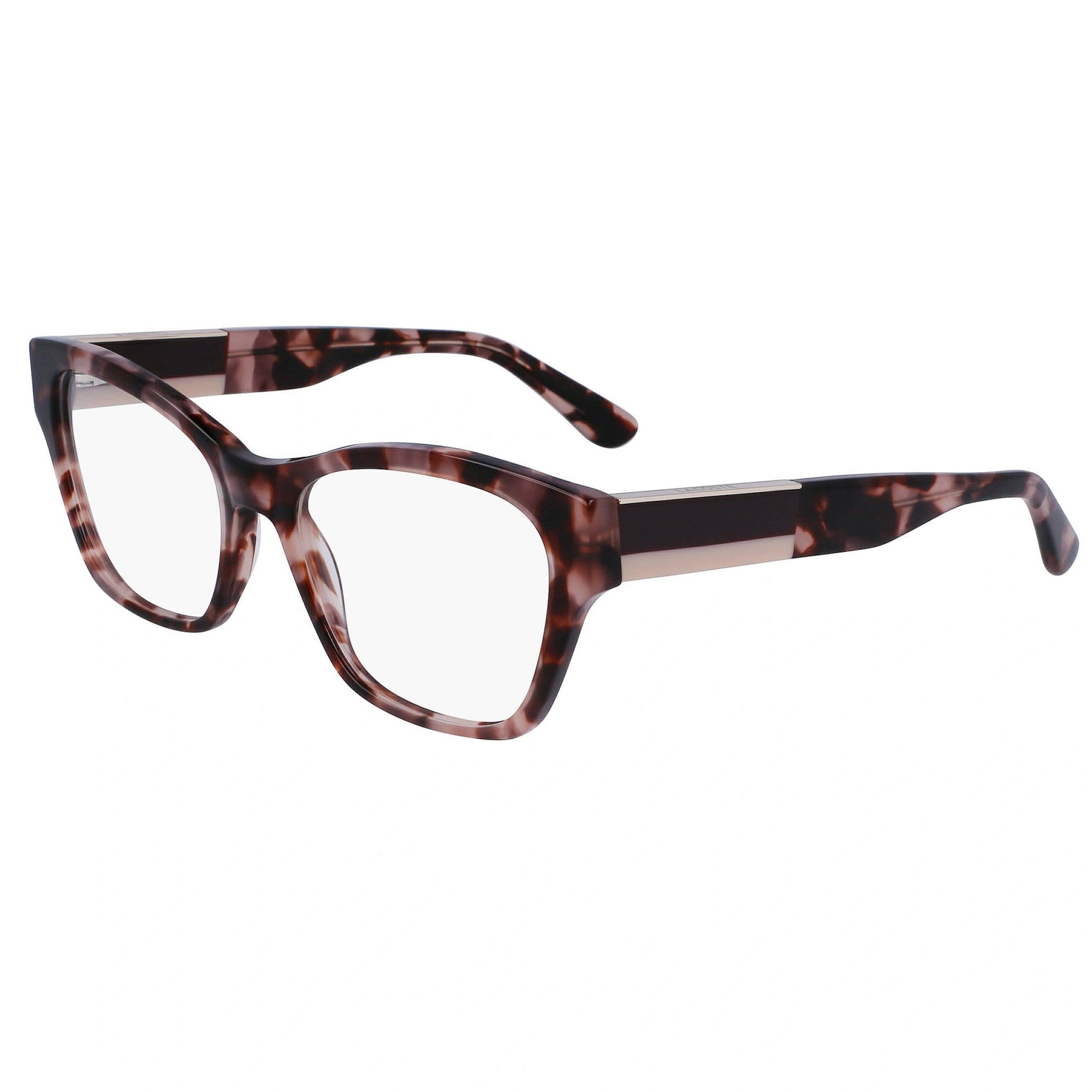 Lacoste Women's Eyeglasses - Rose Havana Plastic Cat Eye Full Rim Frame | L2919 610
