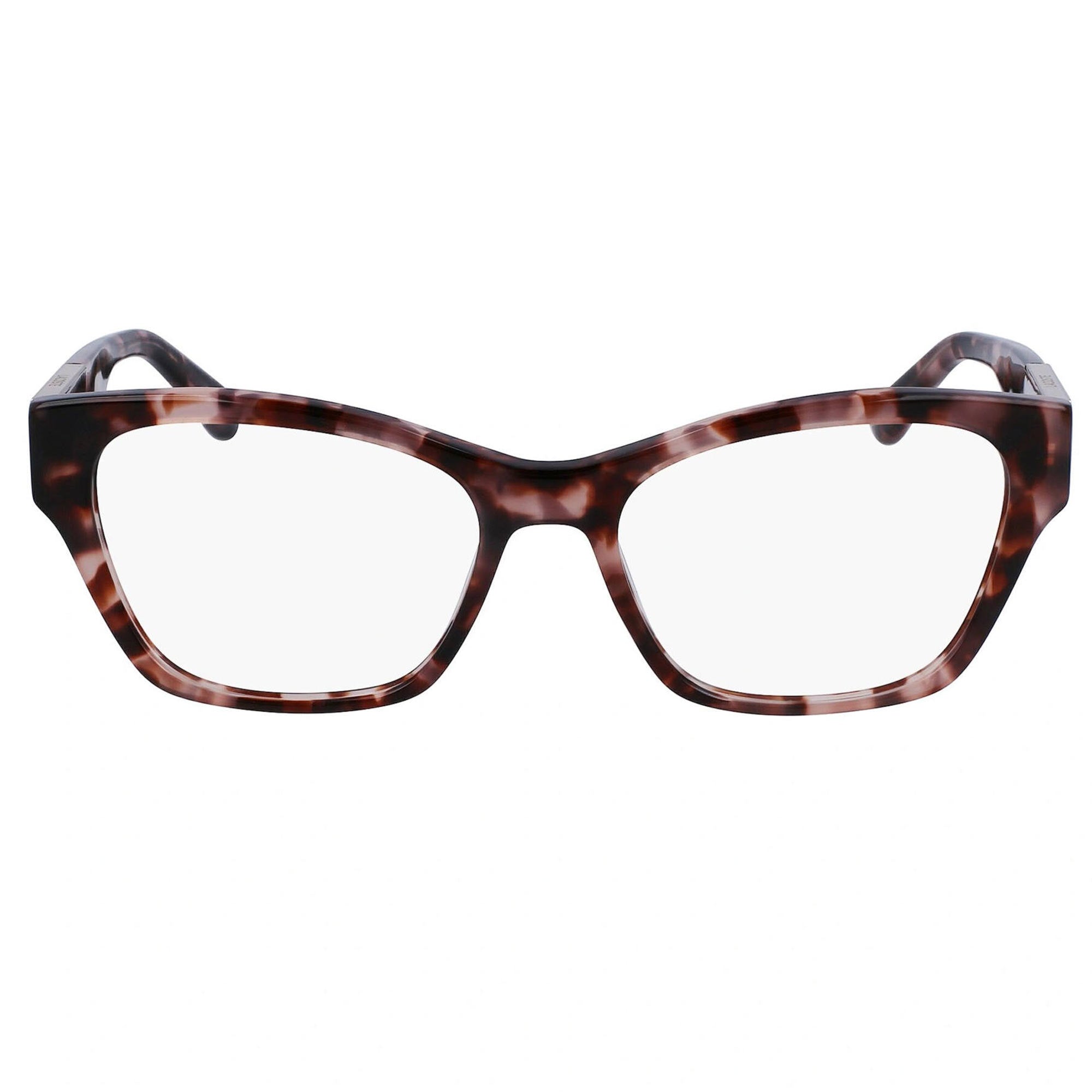 Lacoste Women's Eyeglasses - Rose Havana Plastic Cat Eye Full Rim Frame | L2919 610