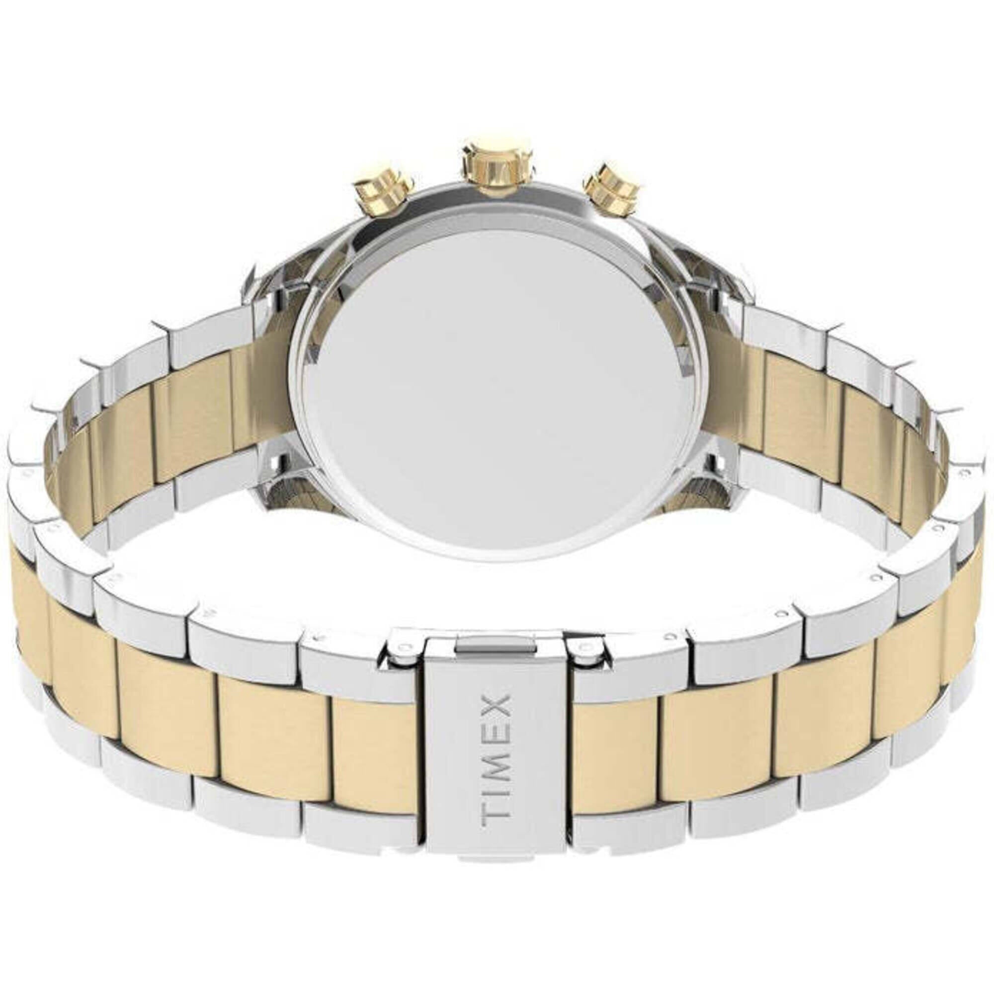Timex Women's Watch - Chronograph Silver Dial Two Tone Steel Bracelet | TW2V57700