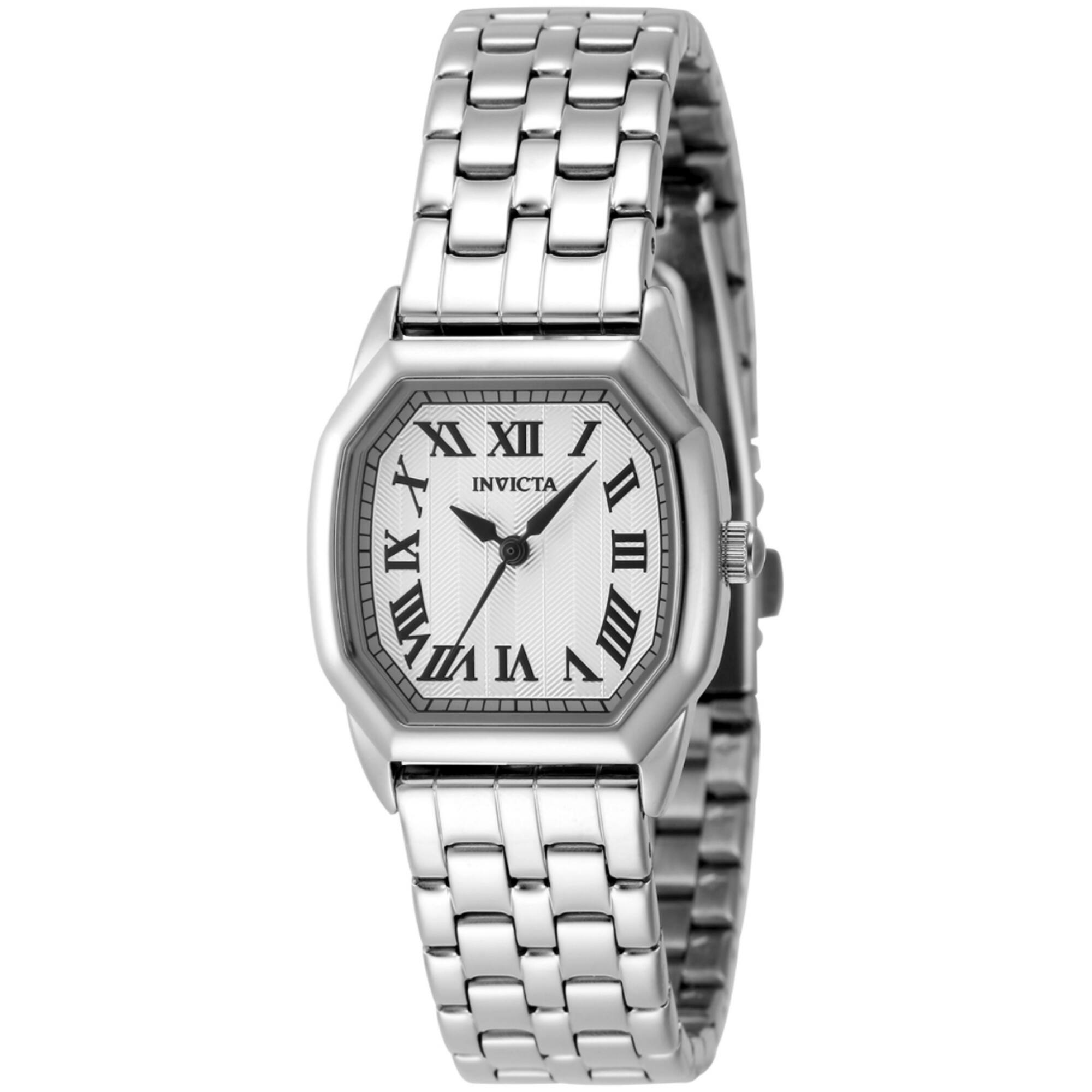 Invicta Women's Watch - Wildflower Quartz Silver Tone Dial Steel Bracelet | 48957