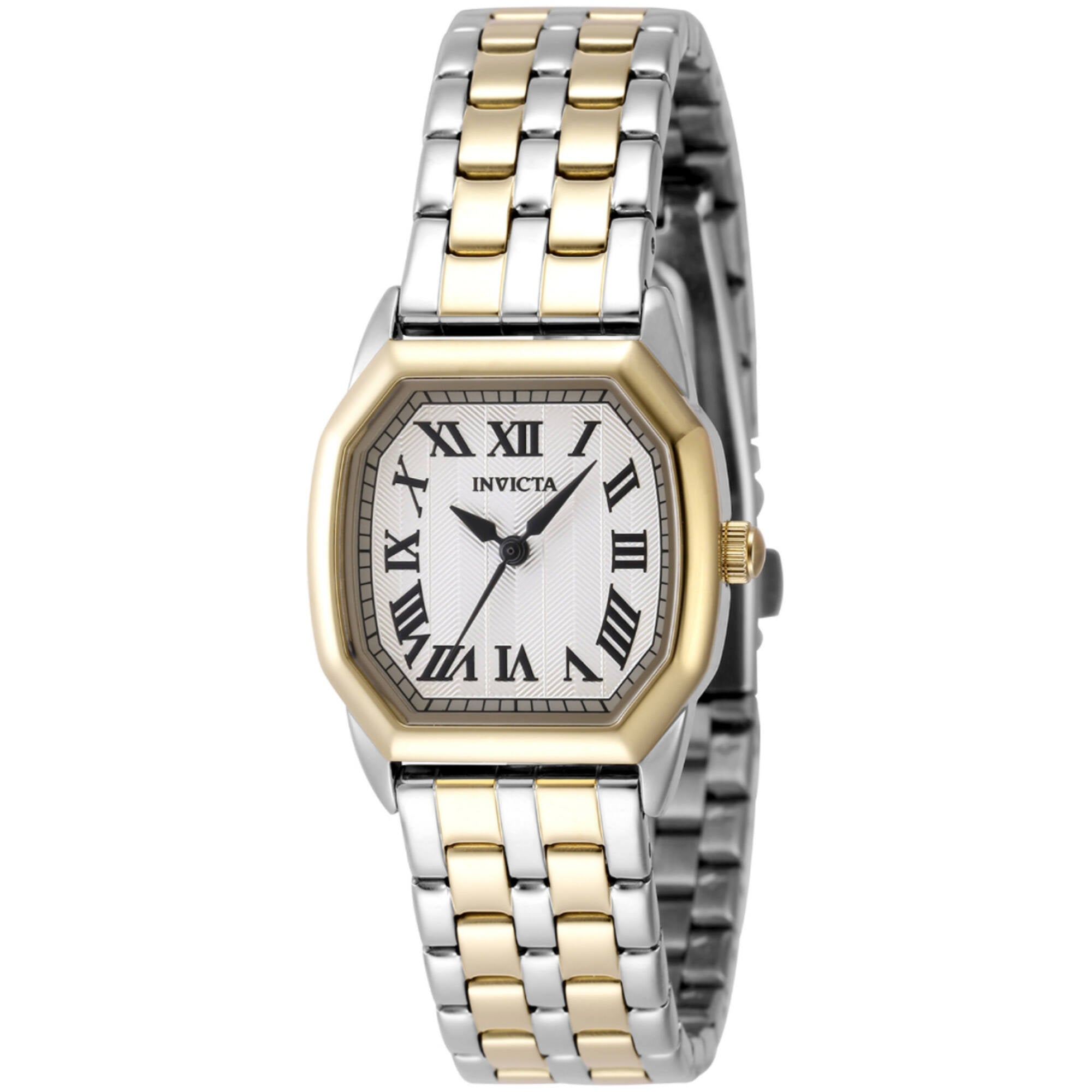 Invicta Women's Watch - Wildflower Quartz Silver Tone Dial Two Tone Bracelet | 48958