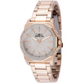 Invicta Women's Watch - Speedway Rose Gold Case Silver Tone Glitter Dial | 49131
