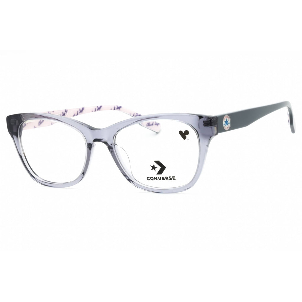 Converse Women's Eyeglasses - Crystal Light Carbon Acetate Cat Eye Frame | CV5003 020