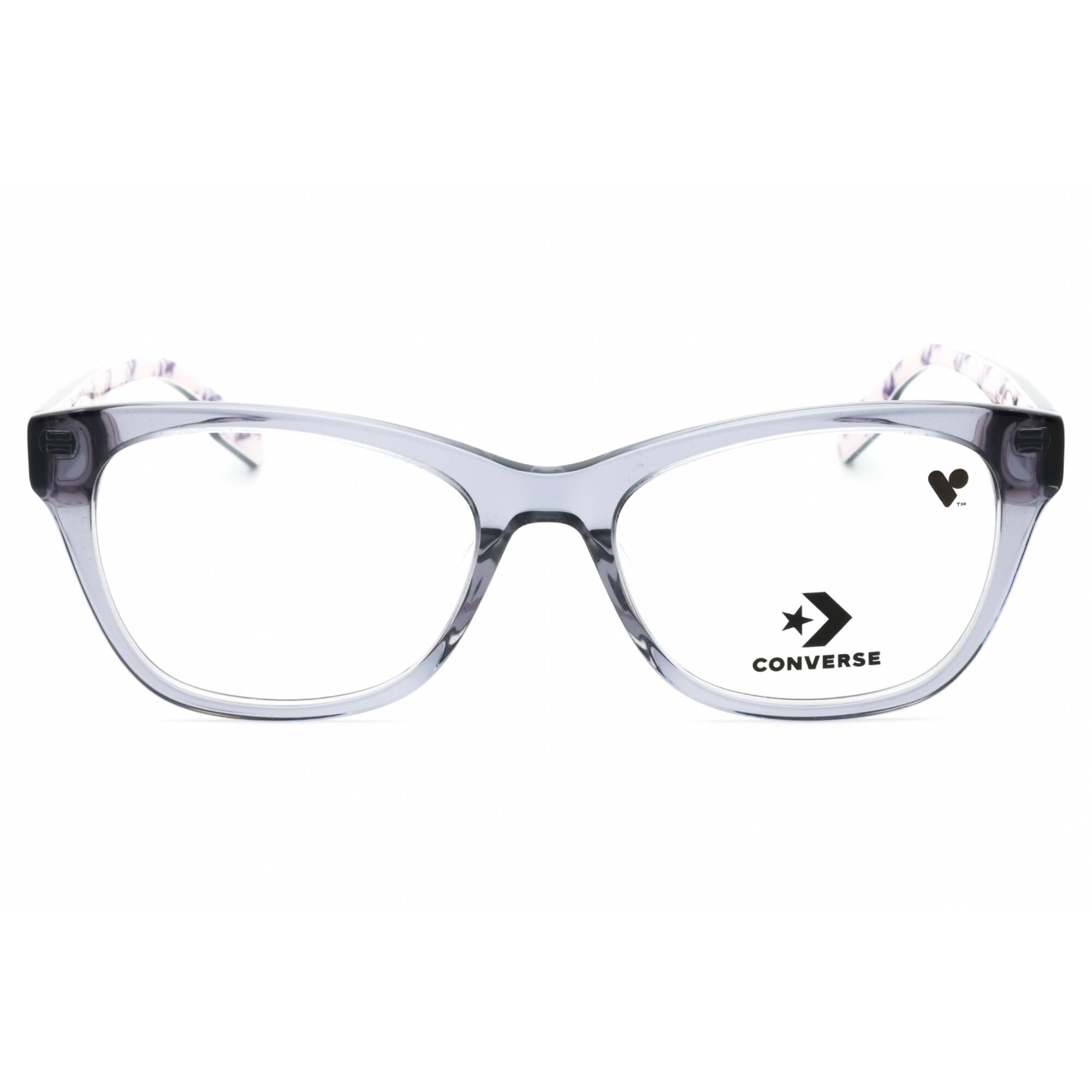 Converse Women's Eyeglasses - Crystal Light Carbon Acetate Cat Eye Frame | CV5003 020